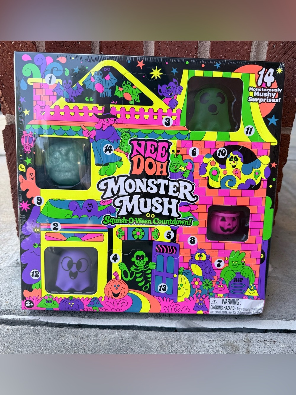 NEEDOH Halloween Monster Mush Squish-O-Ween calendar Countdown-